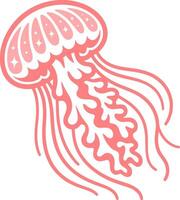 Jellyfish with Sparkles vector