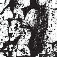 Grunge black and white background texture with cracked wall effect and splatter details ideal for posters, prints, urban artwork, digital designs, and creative compositions vector