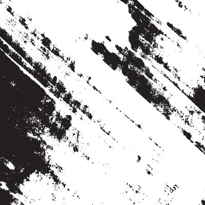 Abstract diagonal grunge background with rough black brush strokes and distressed texture on white surface, ideal for design overlays, posters, prints, and backgrounds.
