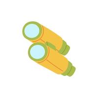 binoculars icon in flat style isolated on white background vector
