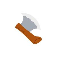 an axe icon on a white background vector
