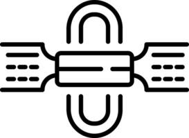 A linear style icon representing magnetic coil vector