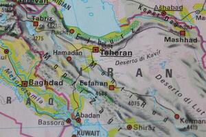 Map of Iran photo