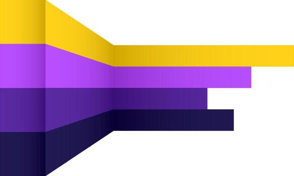 Abstract Non-binary Flag A modern interpretation of the non-binary pride flag, showcasing clean lines and vibrant colors to represent the non-binary community and their unique identities. vector