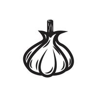 Garlic Illustration symbol icon vector