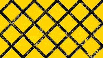 Yellow background with a grid and yellow stains. vector