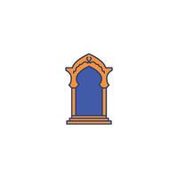 Simple Arched Entryway vector