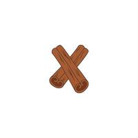 Cinnamon Sticks Spice vector