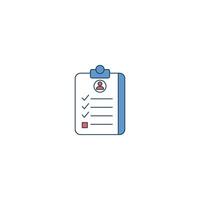 Project Task Checklist vector