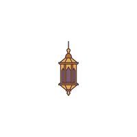 Intricate Standing Lantern vector