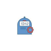 Digital Time Tracking App vector