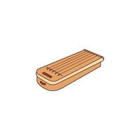 An icon of a Santur, a hammered dulcimer with many strings, played with mallets. This symbolizes melodic percussion, rich harmonies, and traditional Middle Eastern string music. vector