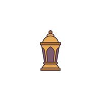 Simple Standing Lantern vector