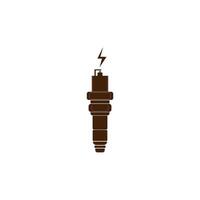 spark plug motorcycle icon vectors