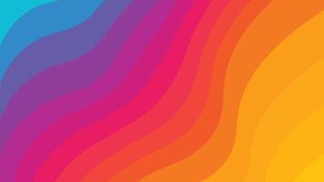 Colorful fluid vibrant gradient stream wave background vector