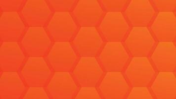 Subtle Orange Hex Tiling Warm Soft Abstract Geometric Background vector