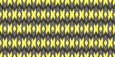 African ethnic traditional yellow and blue pattern. zigzag seamless beautiful Kitenge, chitenge style. fashion design in colorful. Geometric chevron abstract motif. Ankara prints, African wax prints. vector