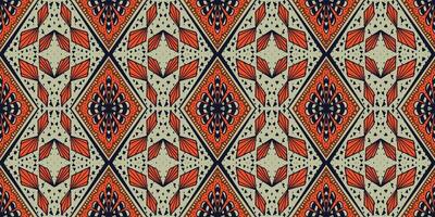 African ethnic orange pattern. seamless beautiful Kitenge, chitenge style. fashion design in colorful. Geometric abstract motif. Ankara prints, African wax prints.Geometric pattern design. vector