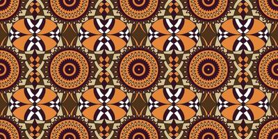 Colorful geometric circular pattern design vector