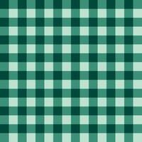 Christmas Green Checkered Seamless Pattern. Charming Geometric Gingham Design with Picnic Romance and Vintage Style. Ideal for seasonal designs, Fashion Textiles vector