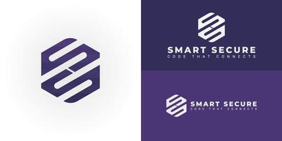 The SS logo for modern software development features a clean, geometric design suited for smart solutions, digital services, and innovative technology brands. vector