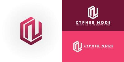 Dynamic CN emblem representing strong digital defense and network integrity. A sleek, modern logo for advanced cybersecurity solutions and reliable online protection. vector