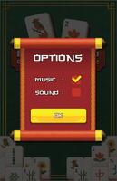 Options menu for a mobile game vector