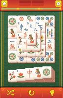 Colorful Mahjong tiles layout vector