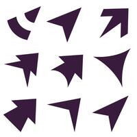 Arrow. Cursor. Modern simple arrows. vector