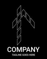 Outline logo letter r small arrow style. Suitable for t-shirts, construction, gamers, sports, baseball, basketball, etc. Logo Outline of Building Style Arrows. Lowercase logo. vector
