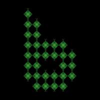 Lowercase alphabet 'b' ketupat. Ketupat is a typical Eid food made from rice wrapped in a woven coconut leaves. Ketupat comes from the island of Java and has been around since the 15th century. vector
