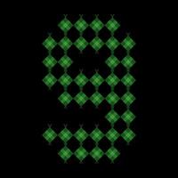 Lowercase letter g ketupat. Ketupat is a typical Eid food made from rice wrapped in a woven coconut leaves. Ketupat comes from the island of Java and has been around since the 15th century. vector