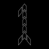 Outline Number 1 Sports Style. Suitable for t-shirts, gamers, sports, construction, and so on. Arrow style and building. numerical gamer vector