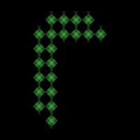 Lowercase alphabet r ketupat.Ketupat is a typical Eid food made from rice wrapped in a woven coconut leaves. Ketupat comes from the island of Java and has been around since the 15th century. vector