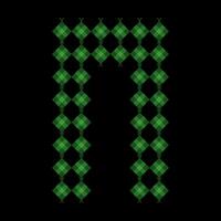 Lowercase alphabet n ketupat. Ketupat is a typical Eid food made from rice wrapped in a woven coconut leaves. Ketupat comes from the island of Java and has been around since the 15th century. vector