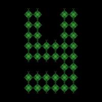Lowercase alphabet y ketupat. Ketupat is a typical Eid food made from rice wrapped in a woven coconut leaves. Ketupat comes from the island of Java and has been around since the 15th century. vector