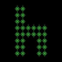 Lowercase alphabet h ketupat. Ketupat is a typical Eid food made from rice wrapped in a woven coconut leaves. Ketupat comes from the island of Java and has been around since the 15th century. vector