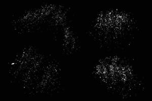 Falling snowflakes isolated illustration background design collection vector