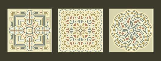decorative pattern designs collection vector