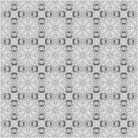 Intricate black and white pattern design vector