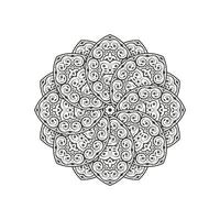 Mandala motif background design vector