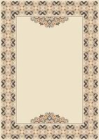 ornate decorative border design vector