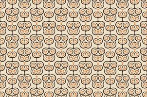 whimsical tree pattern design vector