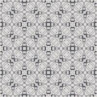 Vintage Style Abstract Floral Shape Seamless Repeat Pattern vector