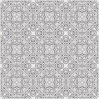 Elegant Style Abstract Floral Shape Seamless Repeat Pattern vector