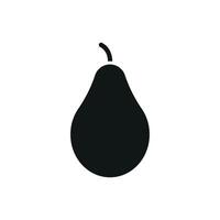 Fruit with thick form and leaf detail builds a timeless and nutritious food icon. vector