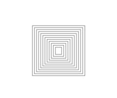 A square with lines in it vector