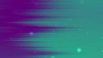 Abstract Purple and Teal Gradient Background with Light Streaks and Glowing Particles video