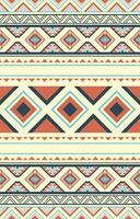 Geometric Aztec Pattern Fabric Seamless Pattern Carpet Border vector