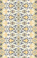Abstract floral seamless scroll pattern, fabric pattern, wallpaper, ethnic tribe vector
